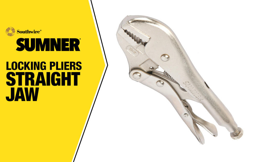 Sumner SLP7 Straight Jaw Locking Pliers 7″ - Flockneti