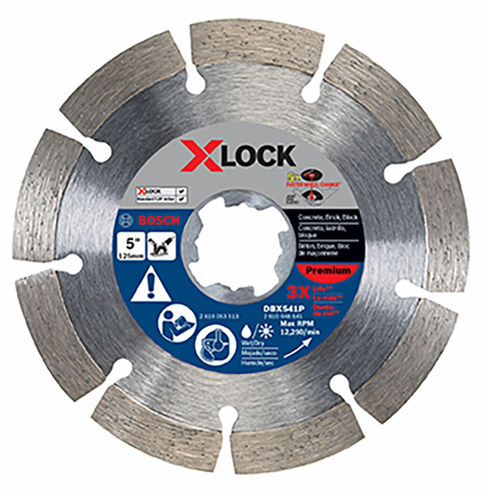 Bosch 5 In. X-LOCK Premium Segmented Diamond Blade Premium - Flockneti