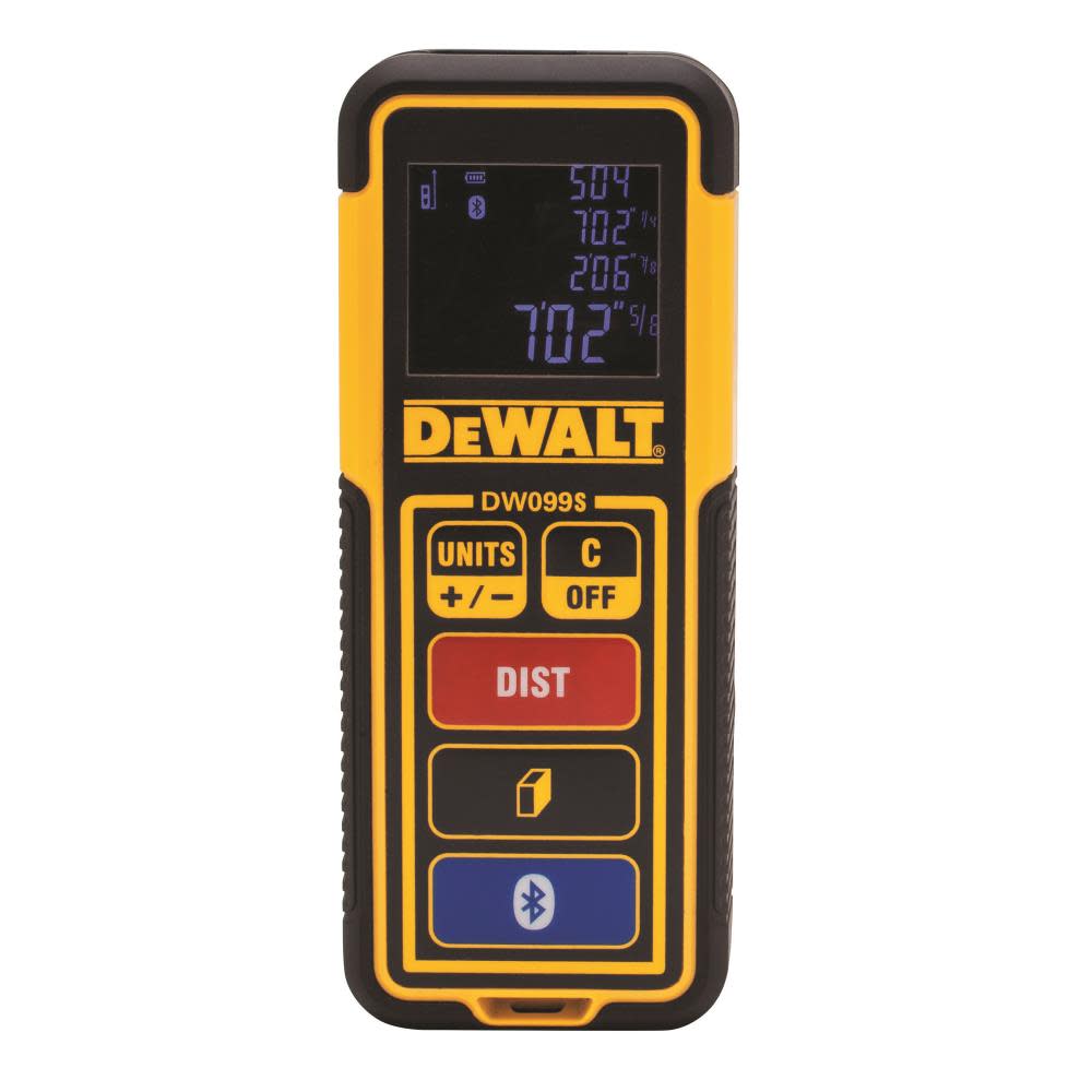DEWALT 100 ft Bluetooth-Enabled Laser Distance Measurer - Flockneti