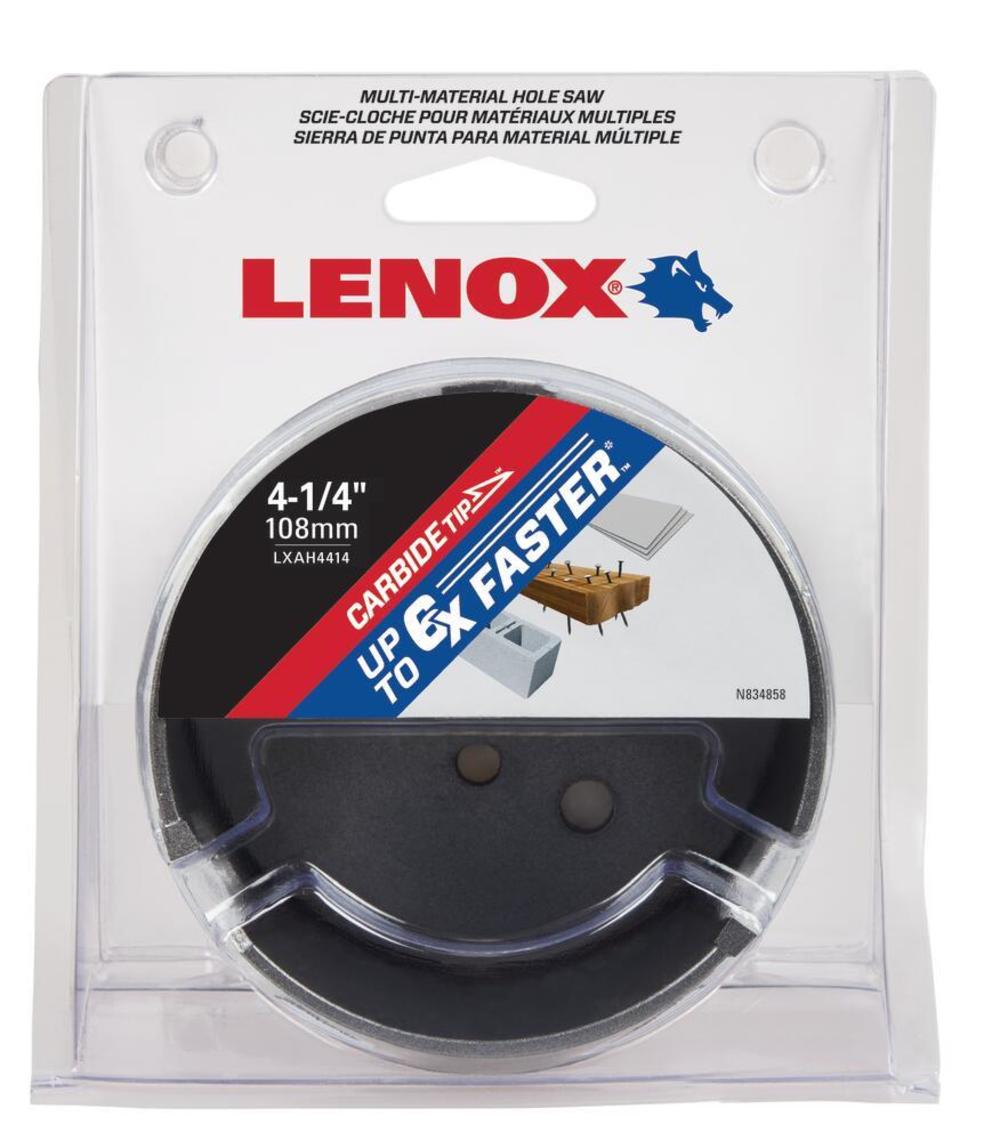 Lenox 4 1/4″ (108MM) MM CARBIDE HOLE SAW - Flockneti