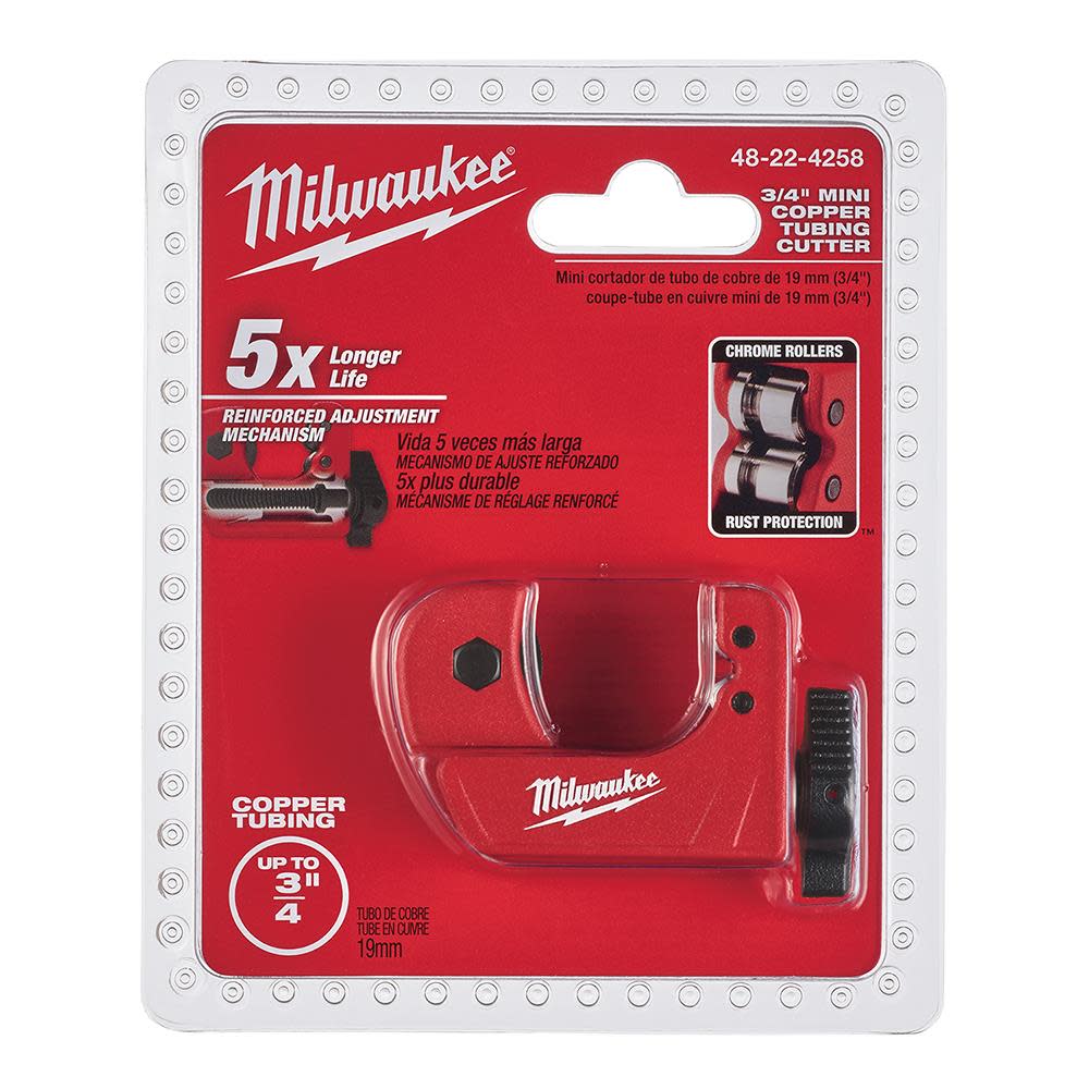 Milwaukee 3/4 in. Mini Copper Tubing Cutter - Flockneti