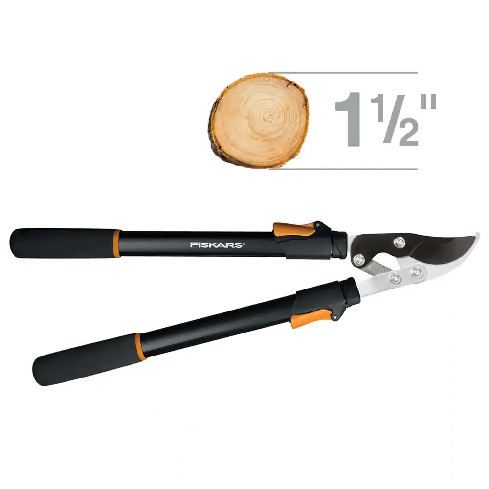 Fiskars Power Level Extendable Bypass Lopper with Softgrip Handle - Flockneti