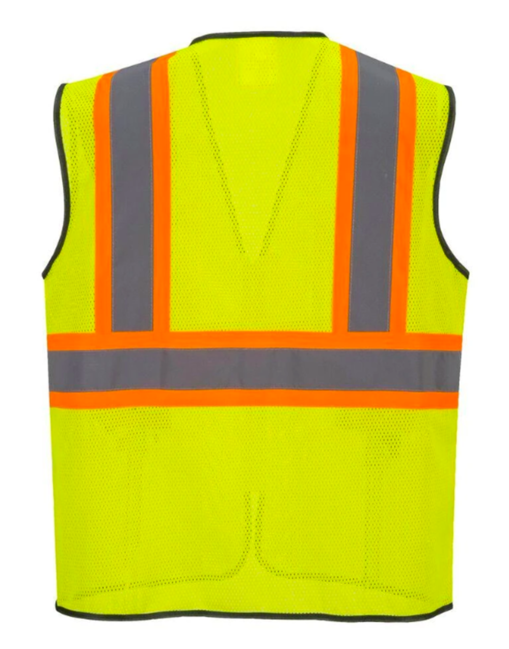 Portwest Yellow Frisco Contrast Hi-Vis Vest – Large - Flockneti