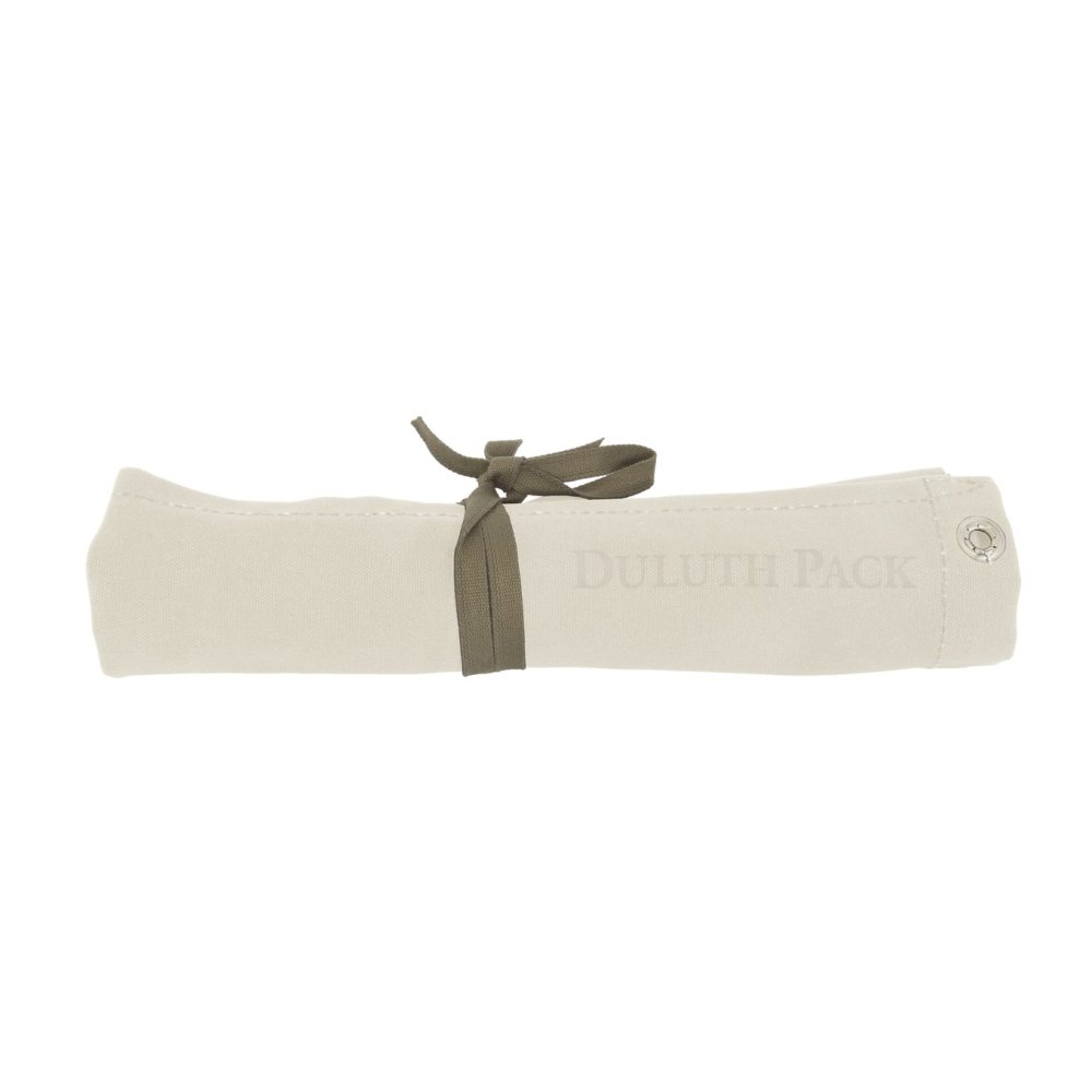 Duluth Pack Natural Canvas Utensil Roll - Flockneti