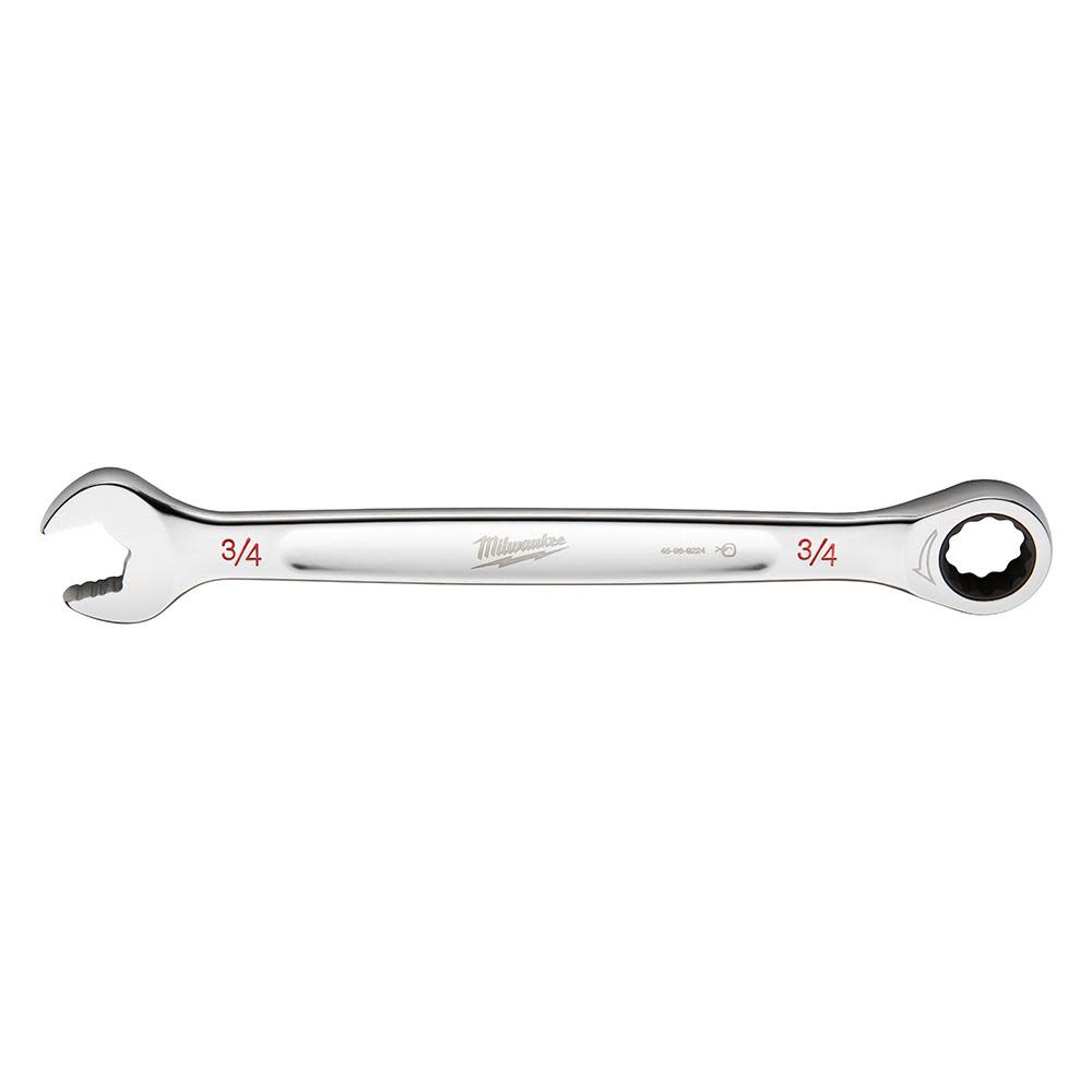 Milwaukee 3/4 in. SAE Ratcheting Combination Wrench - Flockneti