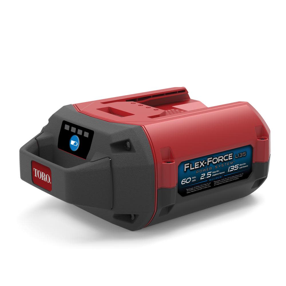 Toro Flex-Force Power System 60-Volt Max 2.5 Ah Lithium-Ion L135 Battery - Flockneti