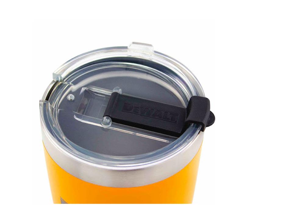 DEWALT 30 Oz. Yellow Powder Coated Tumbler - Flockneti