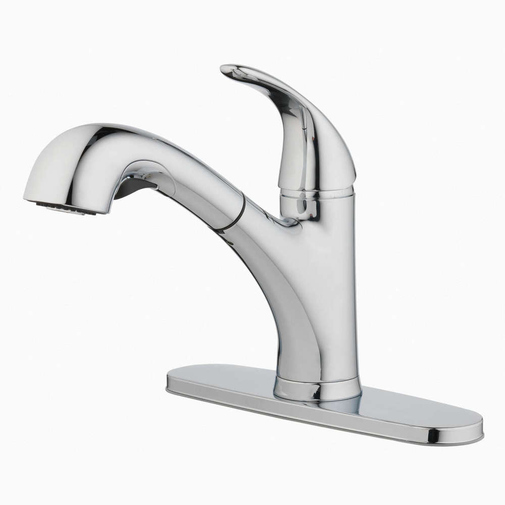 Oakbrook Pacifica Kitchen Faucet One Handle Brushed Nickel - Flockneti
