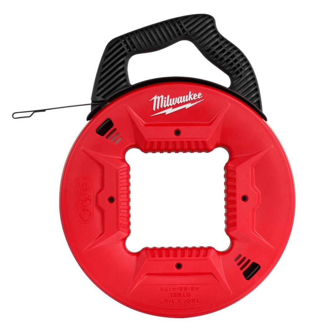 Milwaukee 120 Ft. 1/8 in. Steel Fish Tape - Flockneti