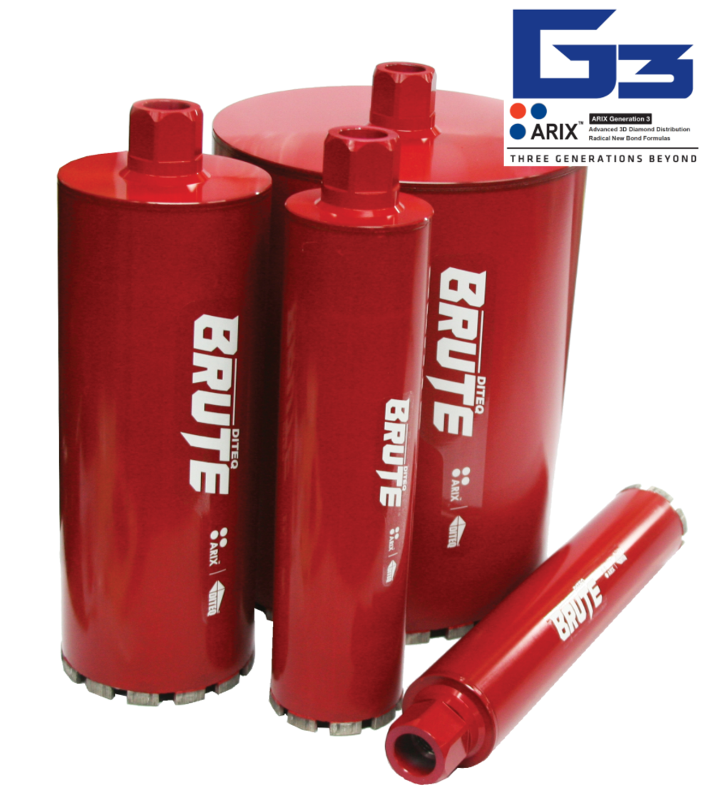 Diteq 4″ Brute Wet Only Concrete Core Bits - Flockneti