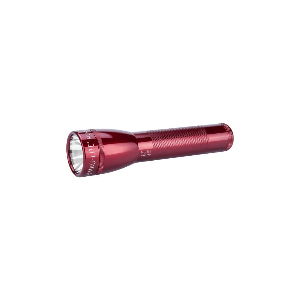 Maglite Flashlight ML25LT 192 Lumens Red LED 2 Cell C - Flockneti