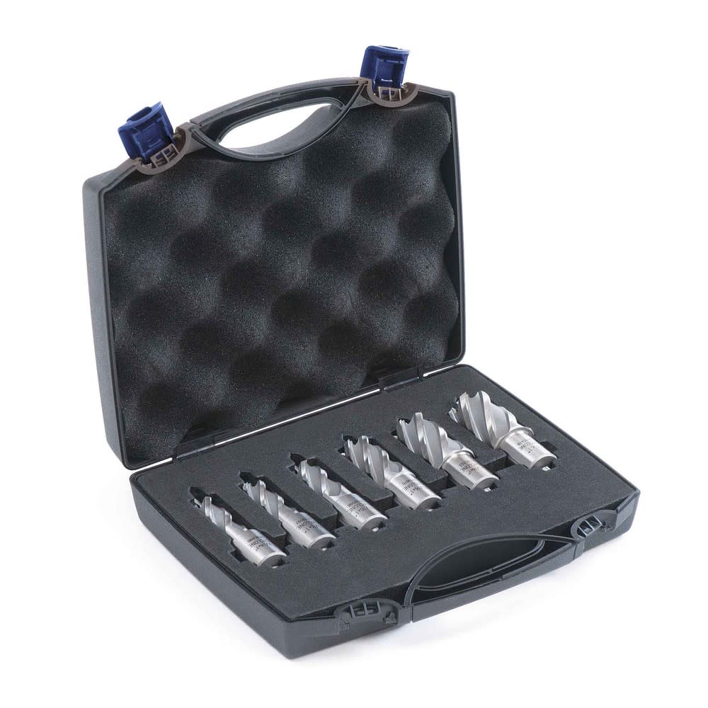 Evolution Power Tools 1″ Depth Annular HSS Mag Drill Cutter Set 6pc - Flockneti
