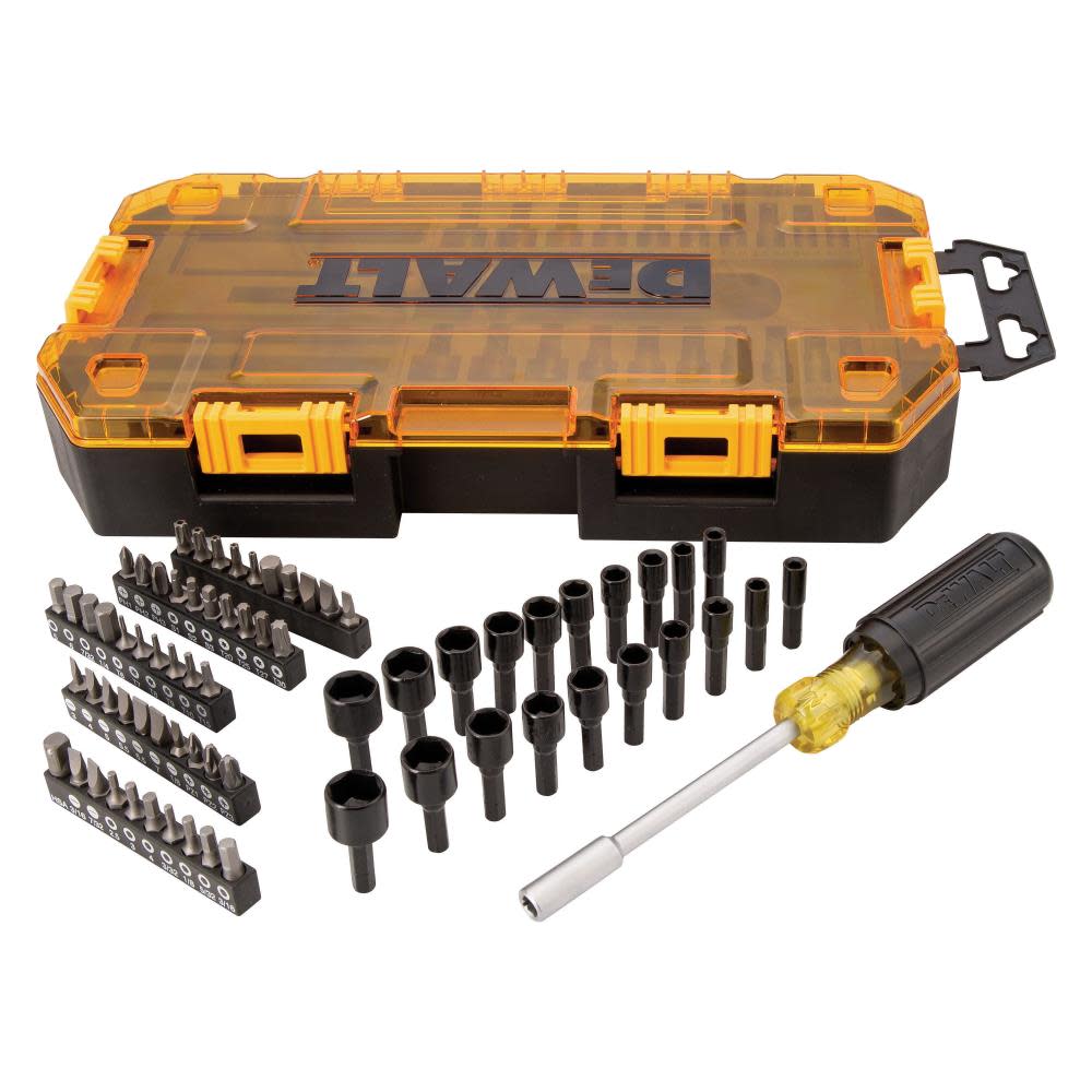 DEWALT 70 piece 1/4 In. Multi-Bit & Nut Driver Set - Flockneti