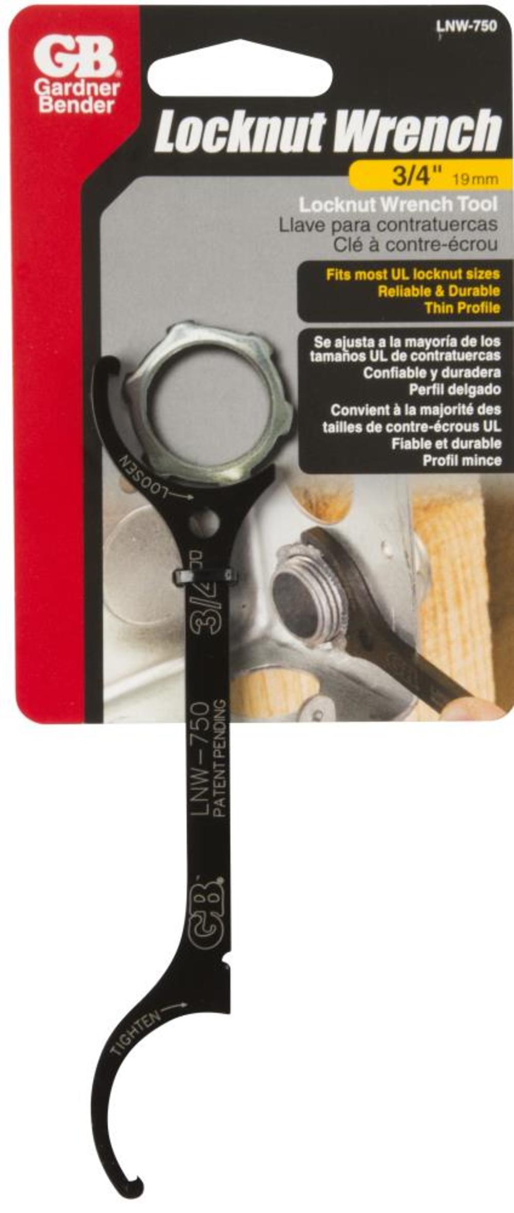 Gardner Bender GB LNW-750 LockNut Wrench 3/4″ - Flockneti