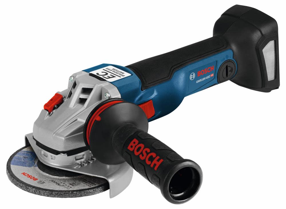 Bosch 18 V EC Brushless Connected-Ready 4-1/2 In. Angle Grinder (Bare Tool) - Flockneti