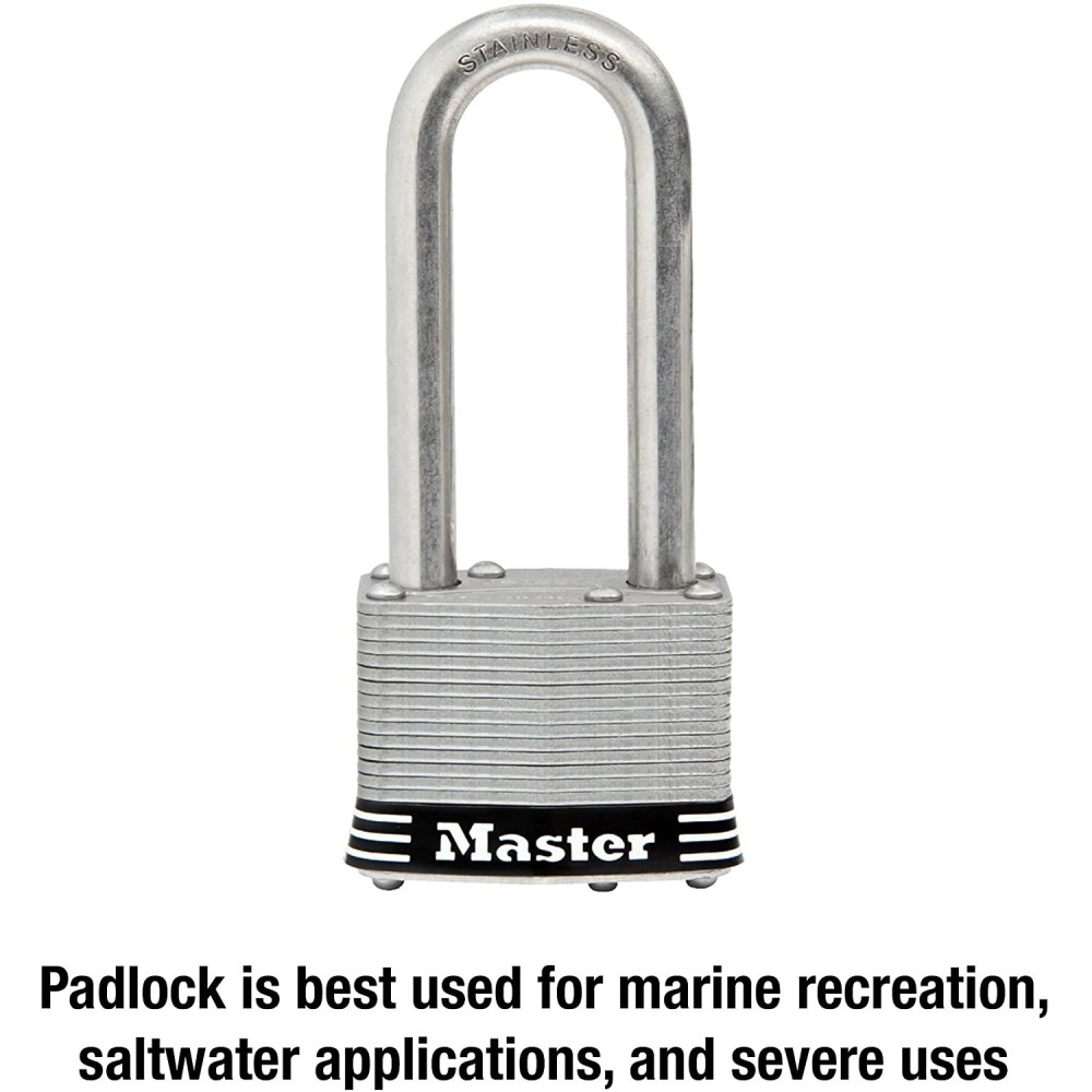 Master Lock Padlock 2″ Keyed Dual Ball Bearing Pin Tumbler - Flockneti
