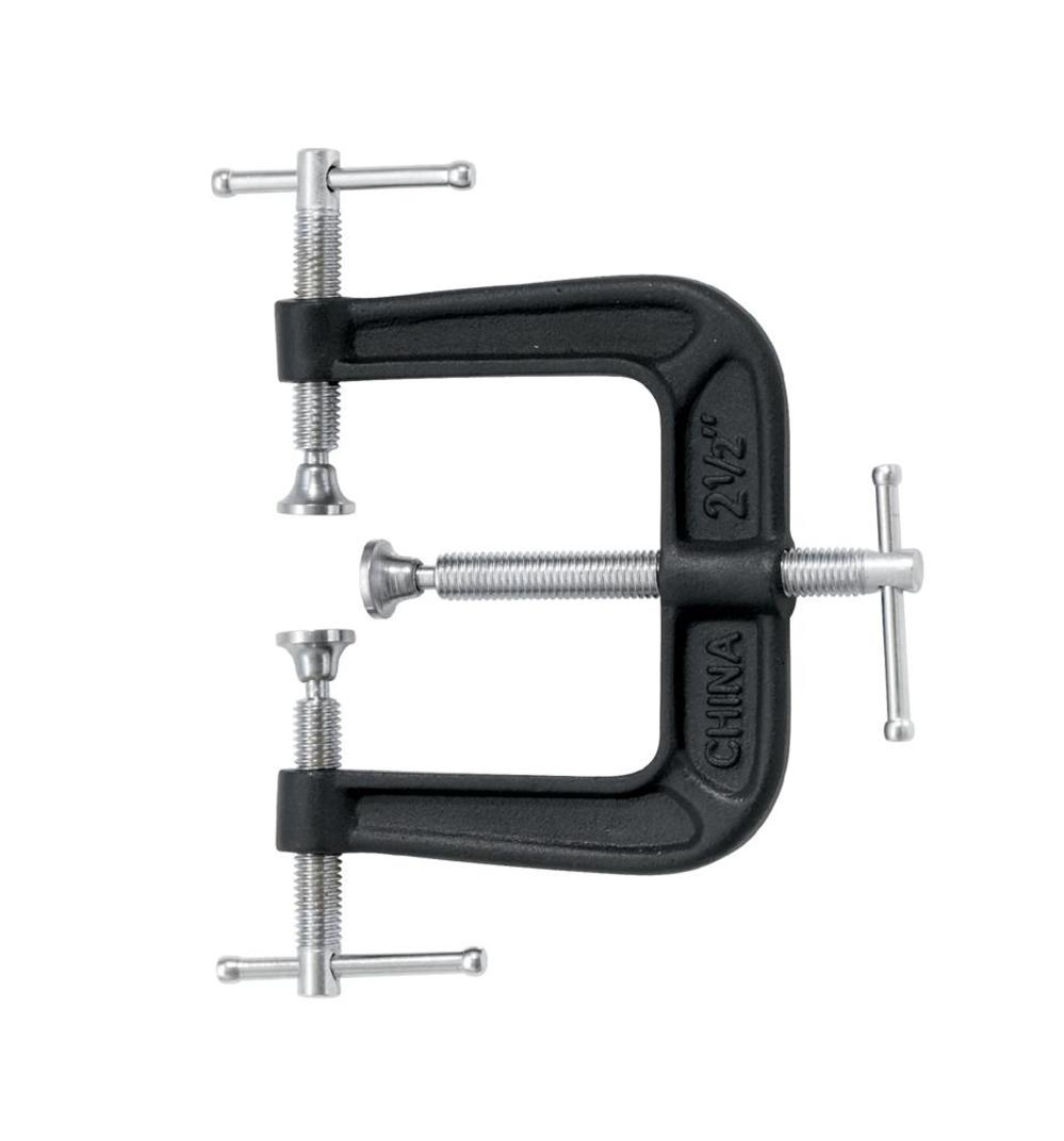 Bessey Drop Forged 2-1/2 Inch 3 Way Edge Clamp - Flockneti