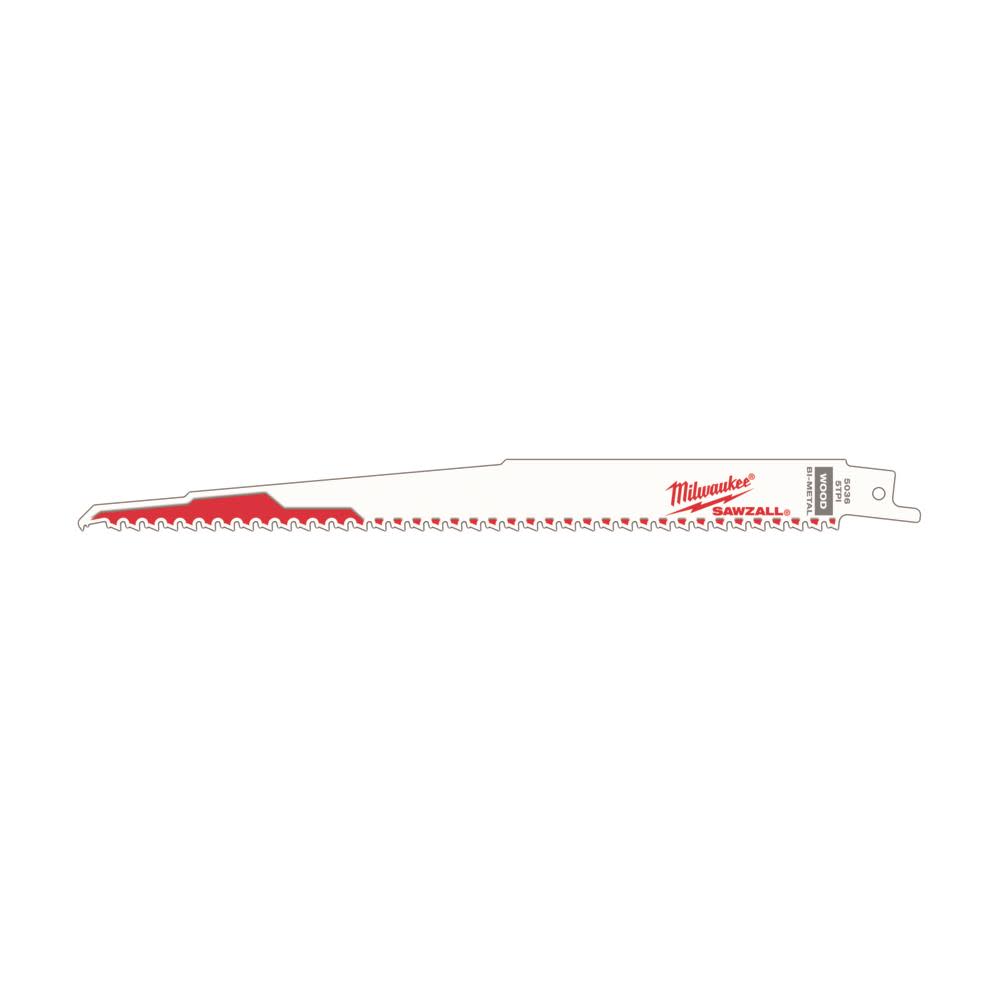 Milwaukee 9 in. 5 TPI SAWZALL Blade (50 Pack) - Flockneti