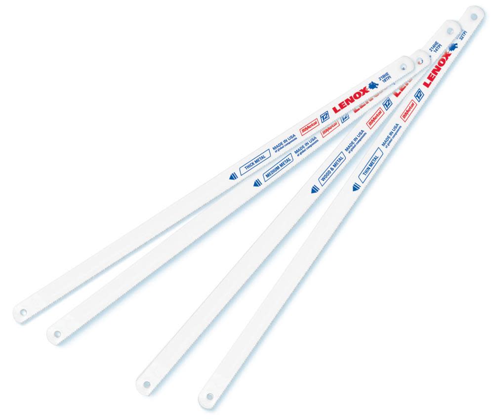 Lenox 12 In. x 1/2 In. x 0.023 In. 14 TPI T2 Metal Cutting Hacksaw Blade 10 pk. - Flockneti