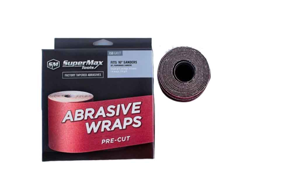 Supermax Tools 36 Grit: 16 In. Drum Sander Abrasive – Individual Wrap - Flockneti