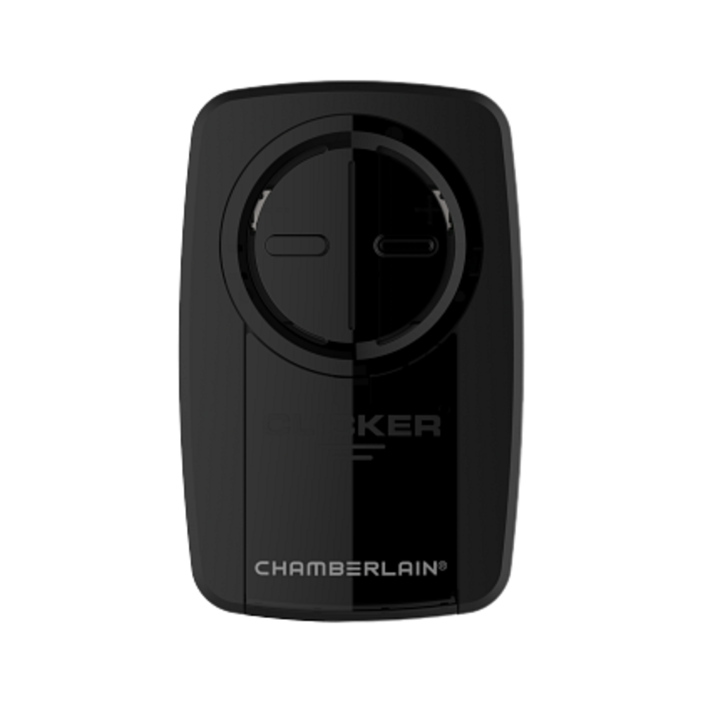 Chamberlain Universal Clicker 2 Button Garage Door Remote Black - Flockneti