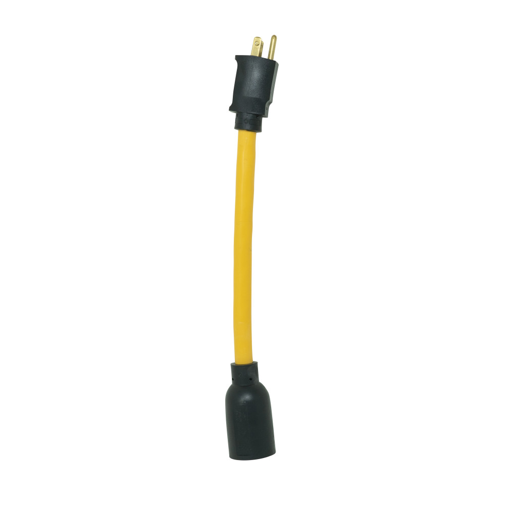 Southwire GENCORD Locking Cord Adapter 12/3 STW 9″ - Flockneti