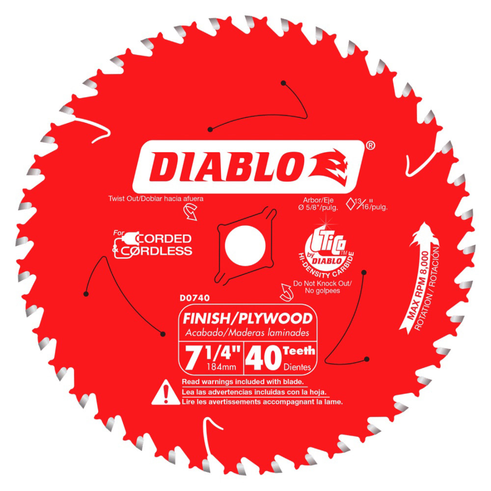 Diablo Tools Finish Saw Blade - Flockneti