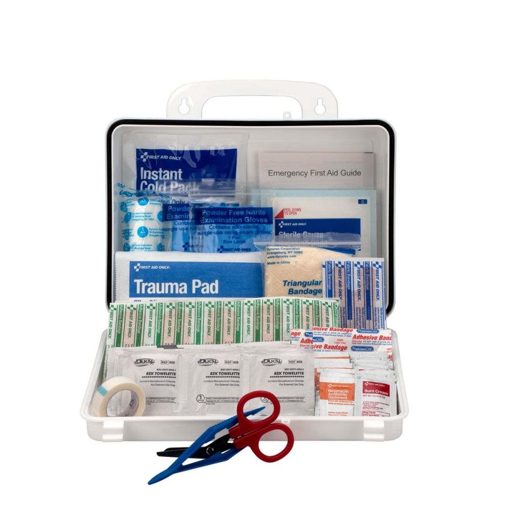 First Aid Only 25 Person Plastic Case Contractor First Aid Kit - Flockneti