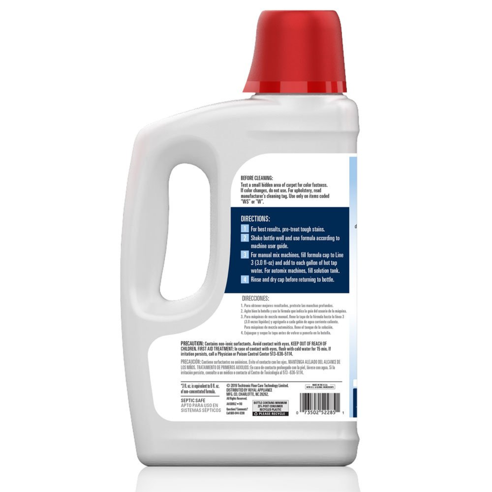 Hoover Residential Vacuum Free & Clean Hypoallergenic Carpet Cleaner Solution 50oz - Flockneti