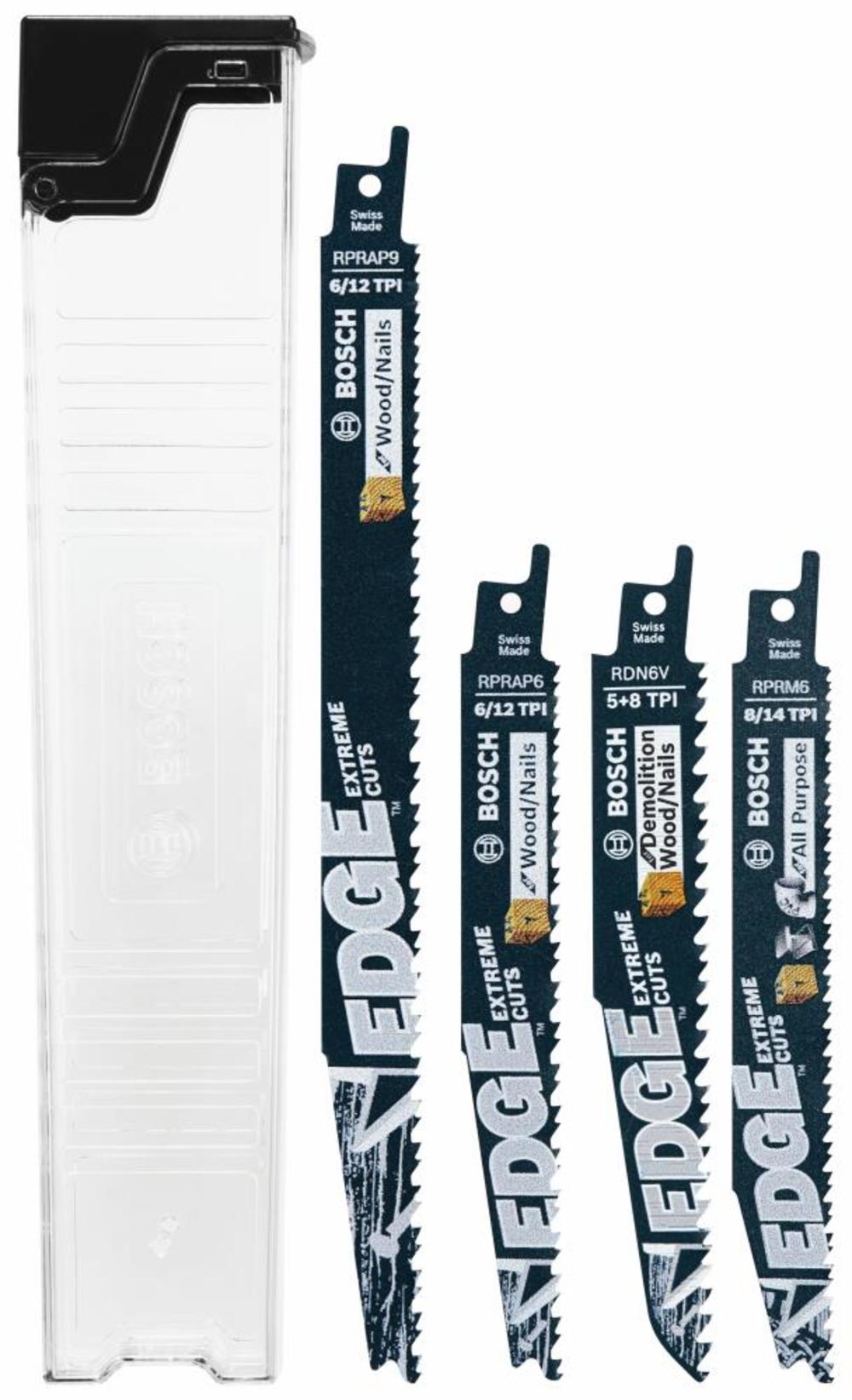 Bosch 6 pc Edge Reciprocating Saw Blade Set - Flockneti