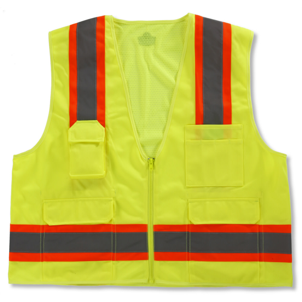 Ergodyne Class 2 Two-Tone Surveyors Vest - Flockneti