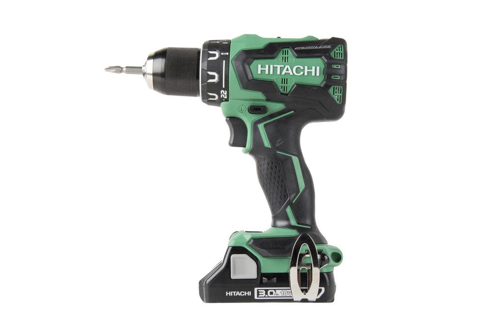 Hitachi 18V Cordless Brushless Driver Drill Kit - Flockneti