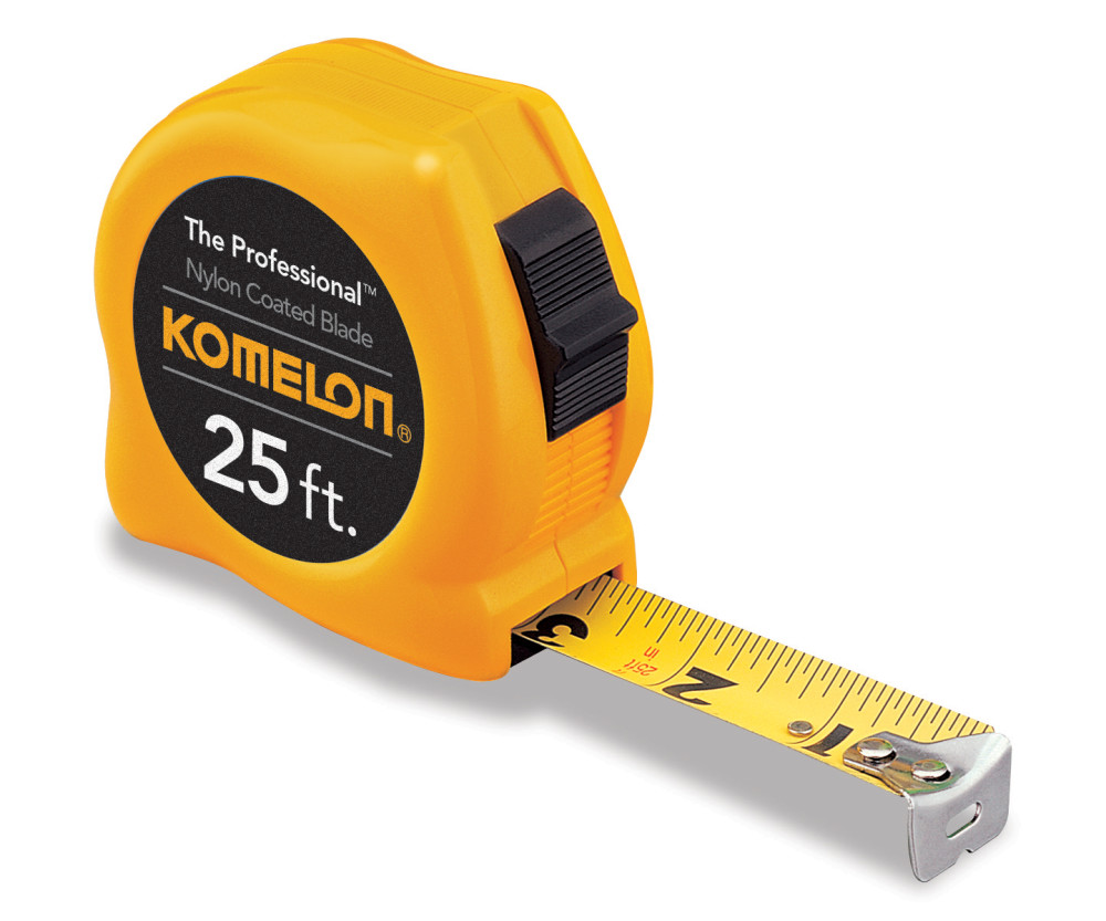 Komelon 25′ x 1″ Professional Series Tape Measure - Flockneti