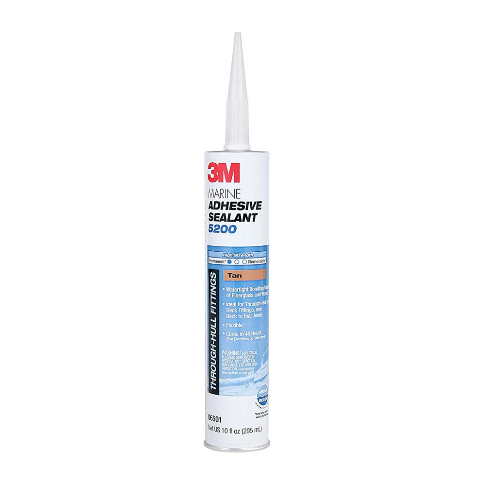 3M 10oz 5200 Series Tan Marine Adhesive Sealant - Flockneti
