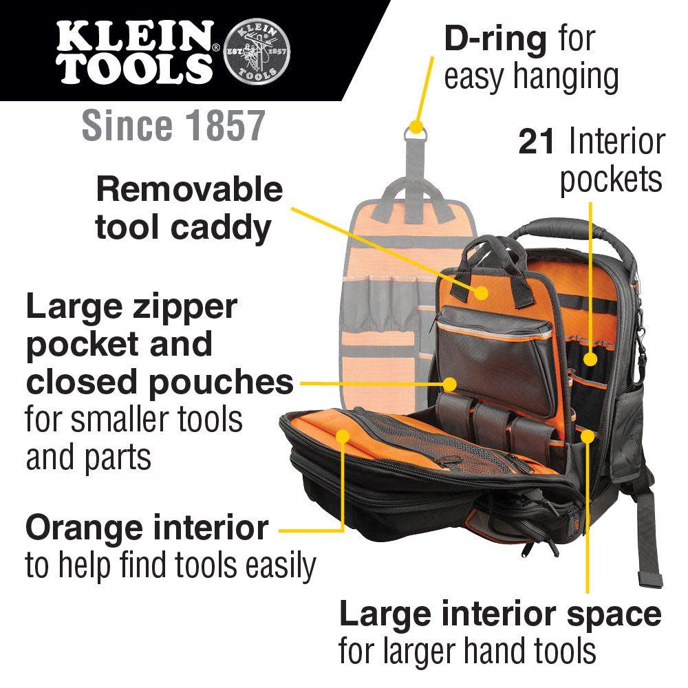 Klein Tools Tradesman Pro Tool Master Backpack - Flockneti