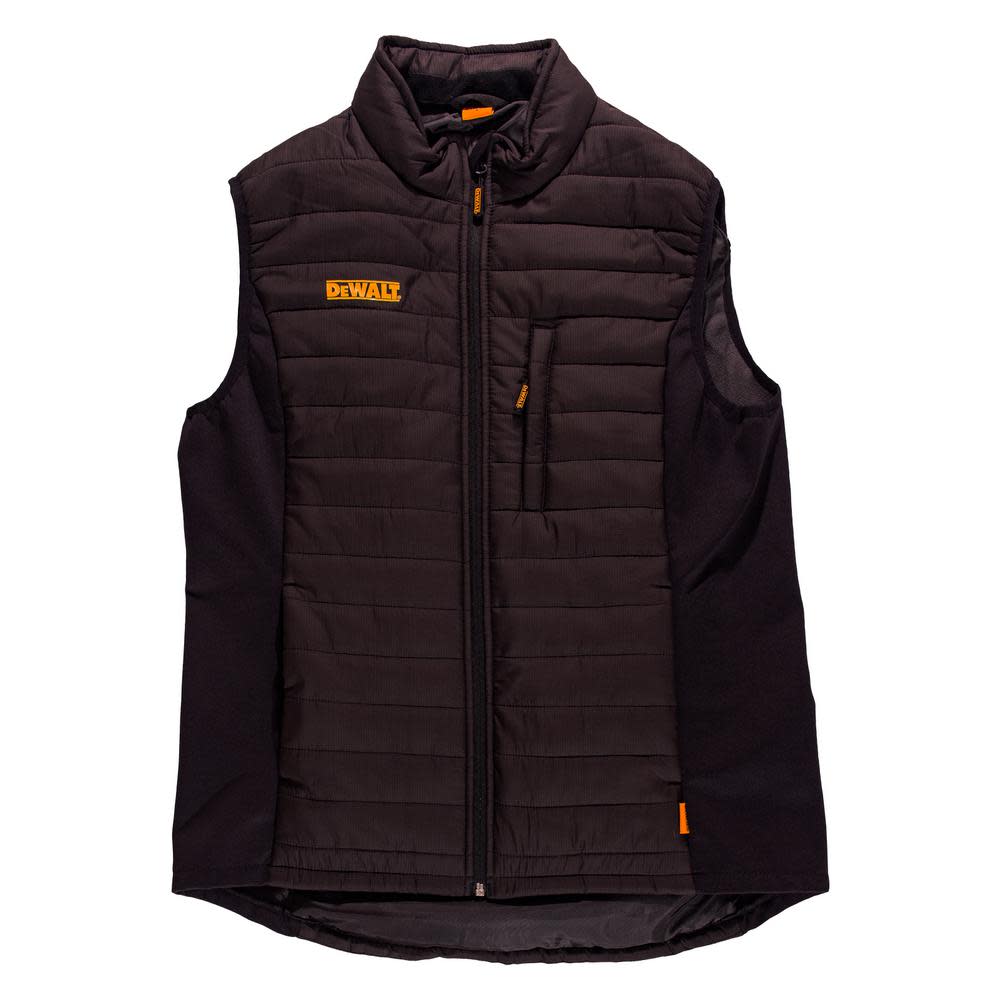 DEWALT Hybrid Fleece Vest Nylon/Polyester Black 2X - Flockneti