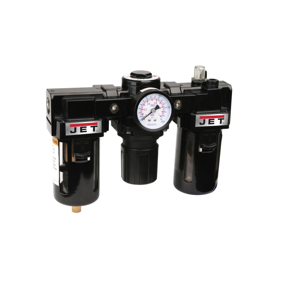 JET 1/2 In. NPT Air Filter/Reg/Lib - Flockneti