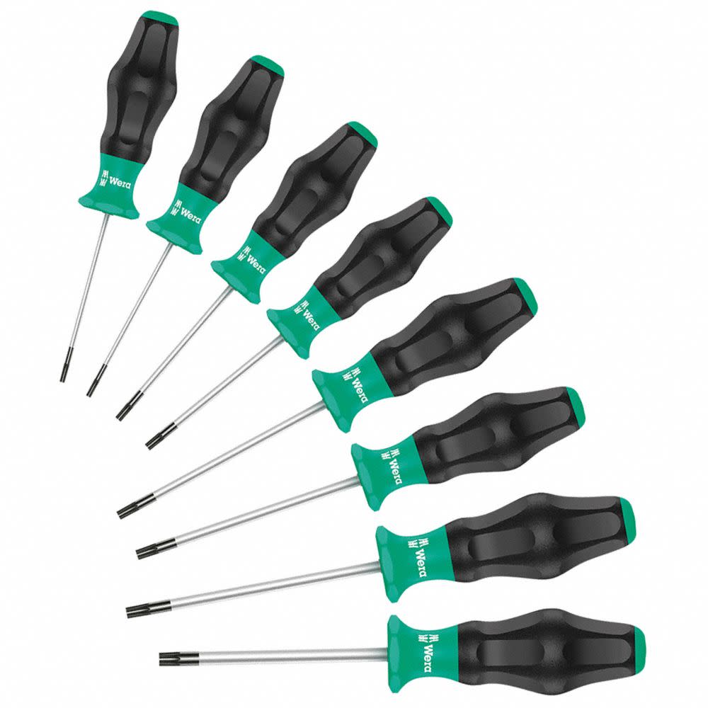 Wera Tools 1367/8 Kraftform Comfort TORX Screwdriver Set 8pc - Flockneti