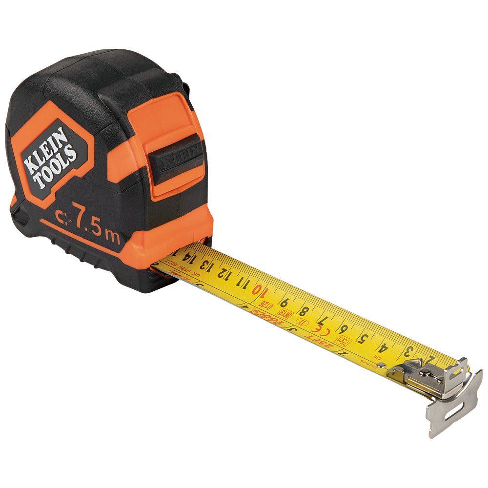 Klein Tools 7.5 m Double Hook Tape Measure - Flockneti