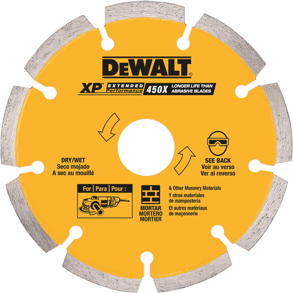 DEWALT 6 In. x.250 XP Diamond Tuck Point Blade - Flockneti