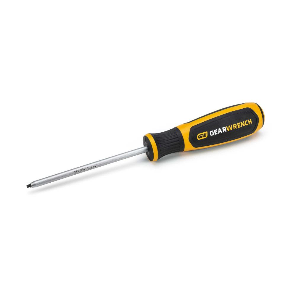 GEARWRENCH #0 x 4″ Square Dual Material Screwdriver - Flockneti