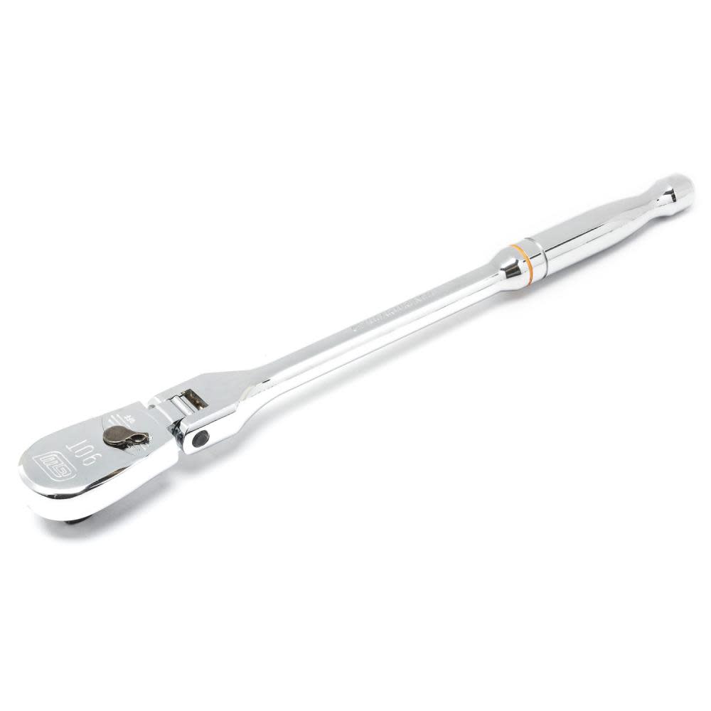 GEARWRENCH 3/8″ Drive 90 Tooth Flex Head Teardrop Ratchet – 11″ - Flockneti