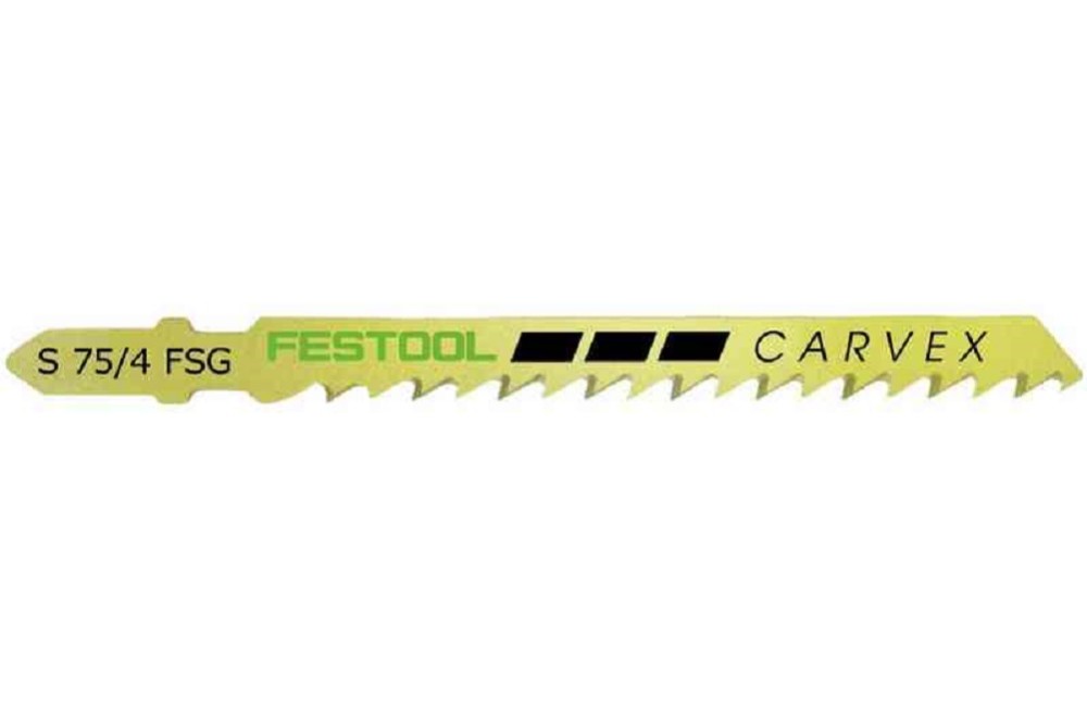 Festool S75/4FSG Jigsaw Blades 3 In. 6 TPI – Pack of 5 - Flockneti