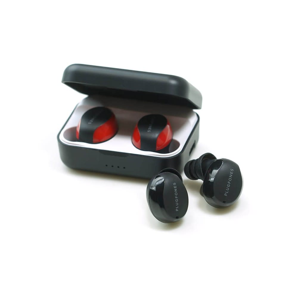 Plugfones Obsidian/Lava Wireless Bluetooth Earphone - Flockneti