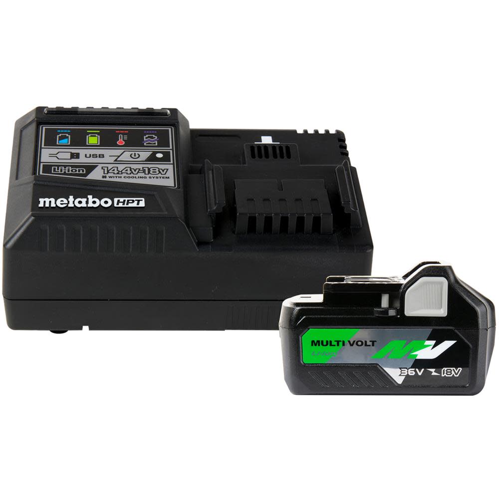 Metabo HPT Multivolt 36V 18V Battery Charger Starter Kit - Flockneti