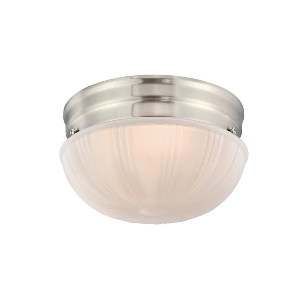 Westinghouse 6 7/8″ 10W Brushed Nickel LED Flush Light Fixture - Flockneti