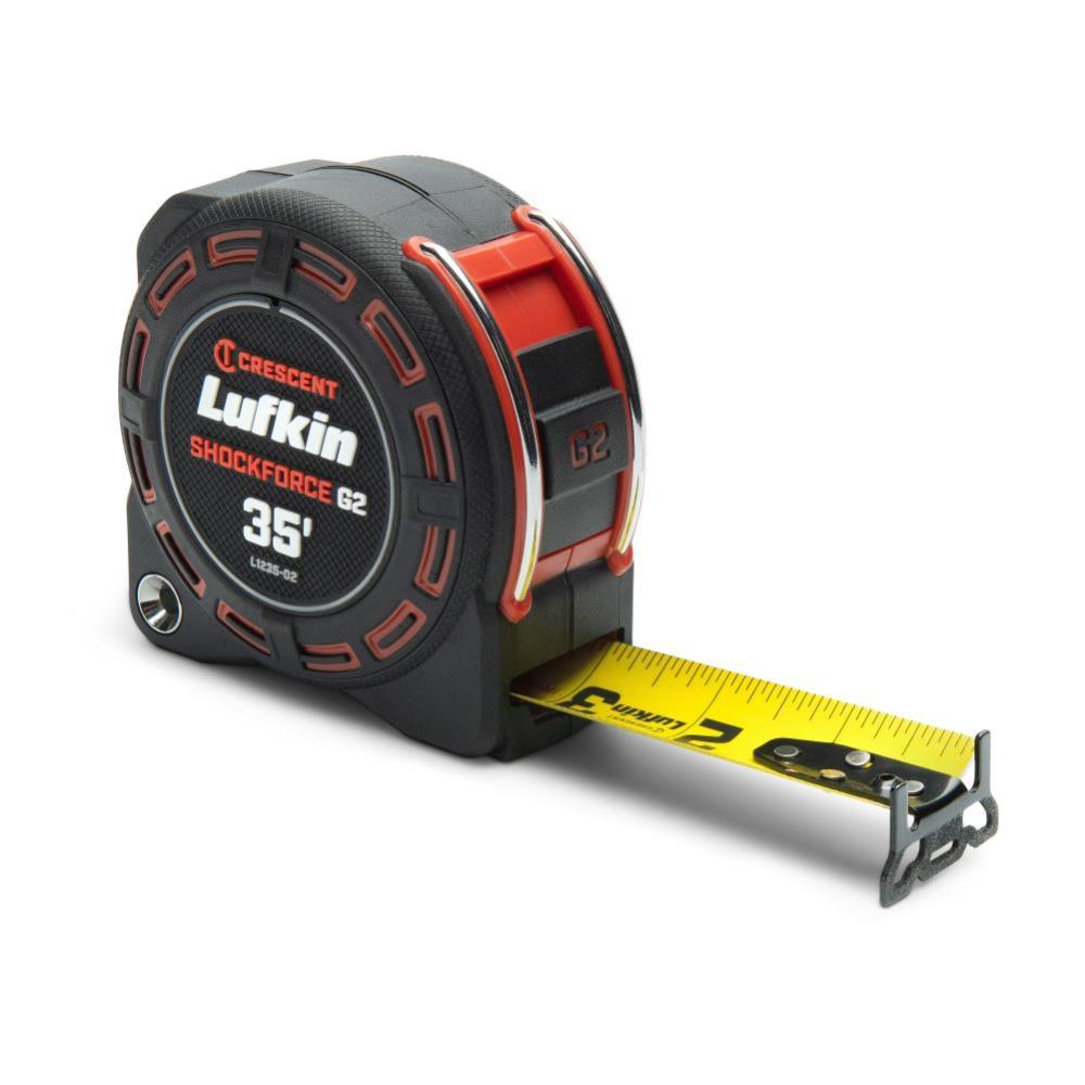 Crescent Lufkin 1 1/4″ x 10m/33′ Shockforce G2 Tape Measure - Flockneti