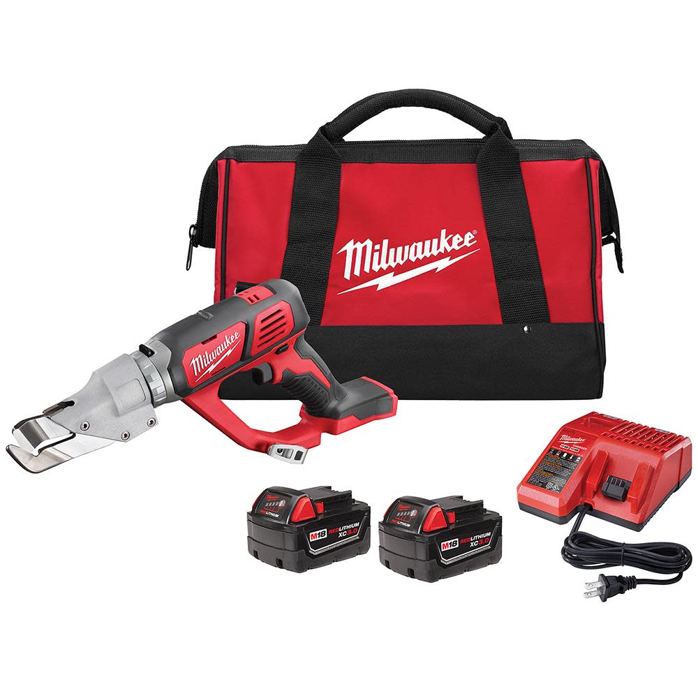 Milwaukee M18 Cordless 18 Gauge Single Cut Shear Kit - Flockneti