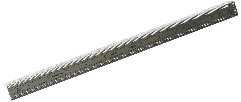 Incra 12 In. Precision Bend Rule - Flockneti