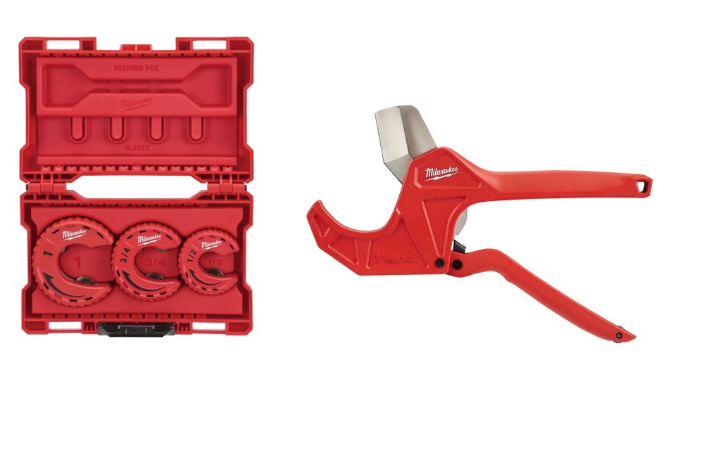 Milwaukee Tubing Cutter 3pc Tool Set & 2 3/8″ Pipe Cutter Bundle - Flockneti